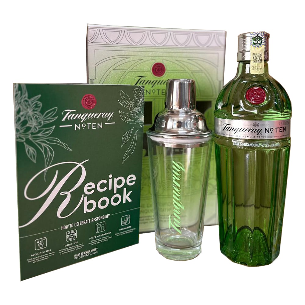 TANQUERAY No.10 Gin With Shaker Set