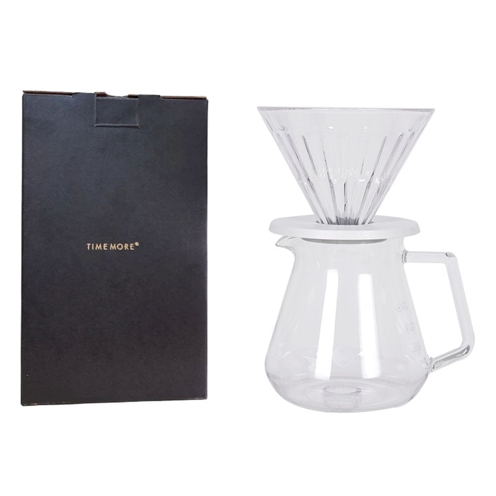 TIMEMORE Crystal Eye Brewer Set 01 White (360ml)