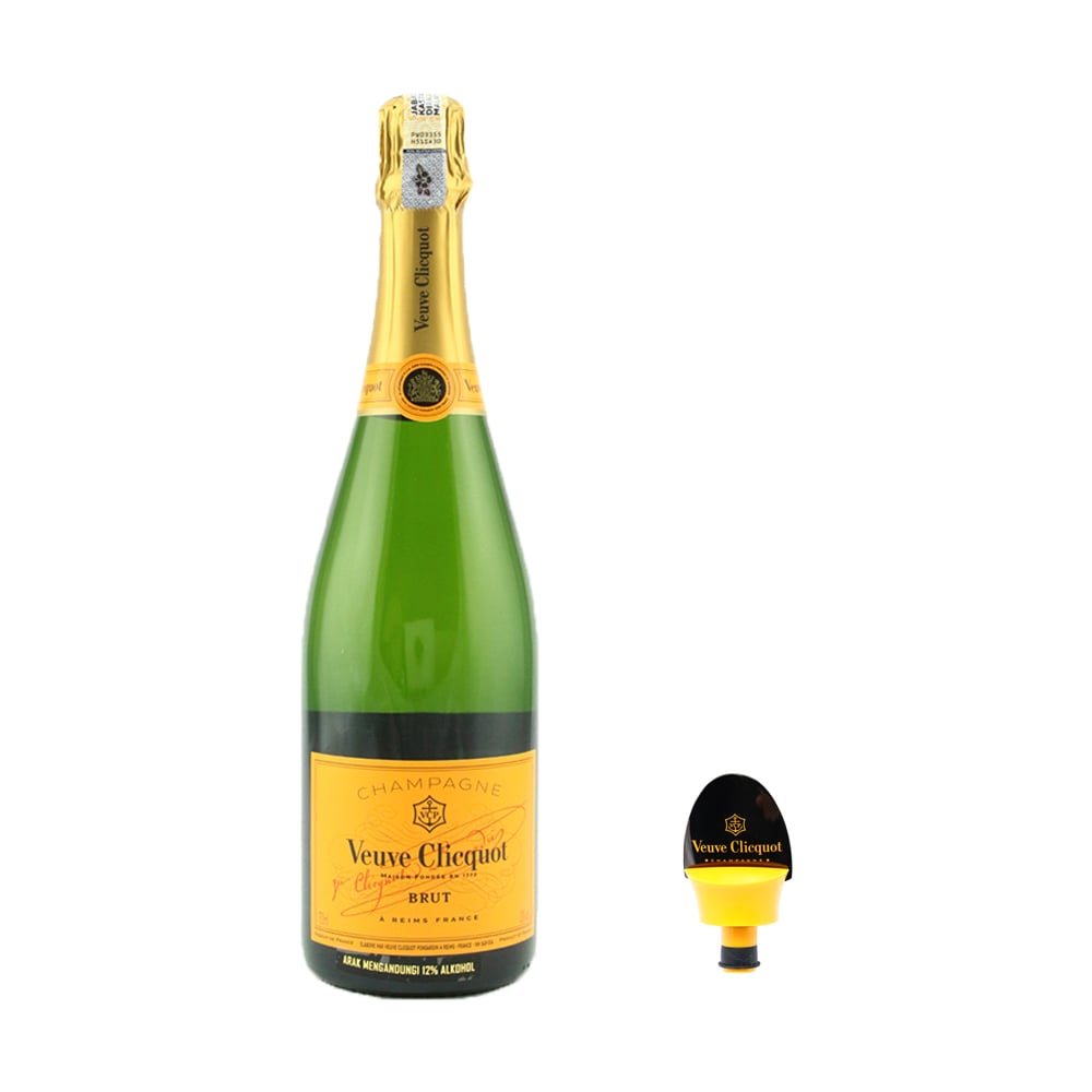 VEUVE CLICQUOT Yellow Label NV Champagne With Stopper