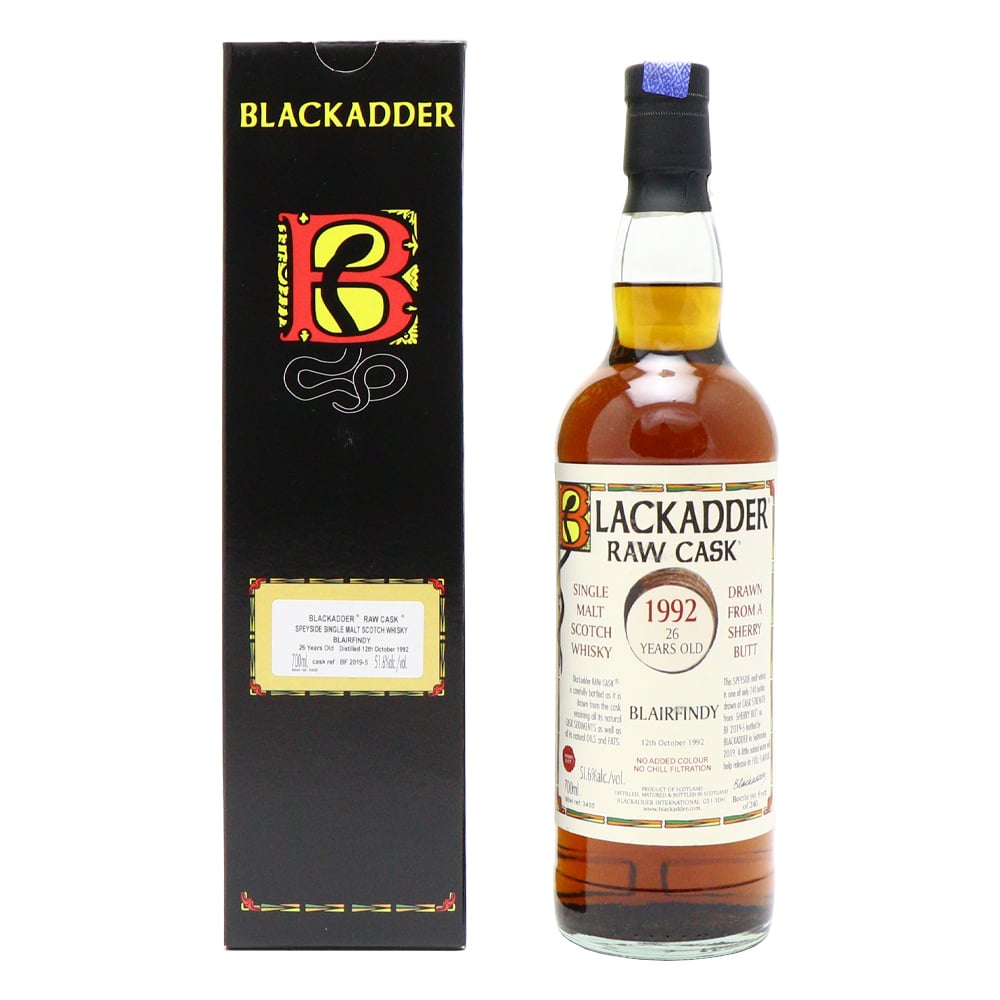 BLAIRFINDY BLACKADDER Raw Cask 1992