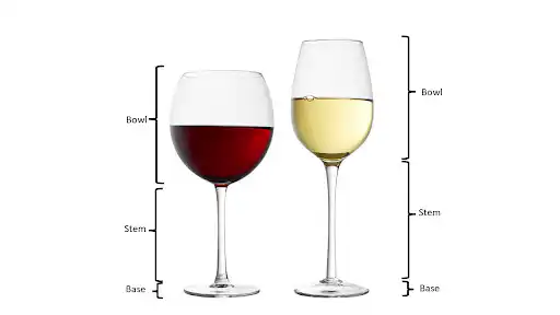 parts of wine glass