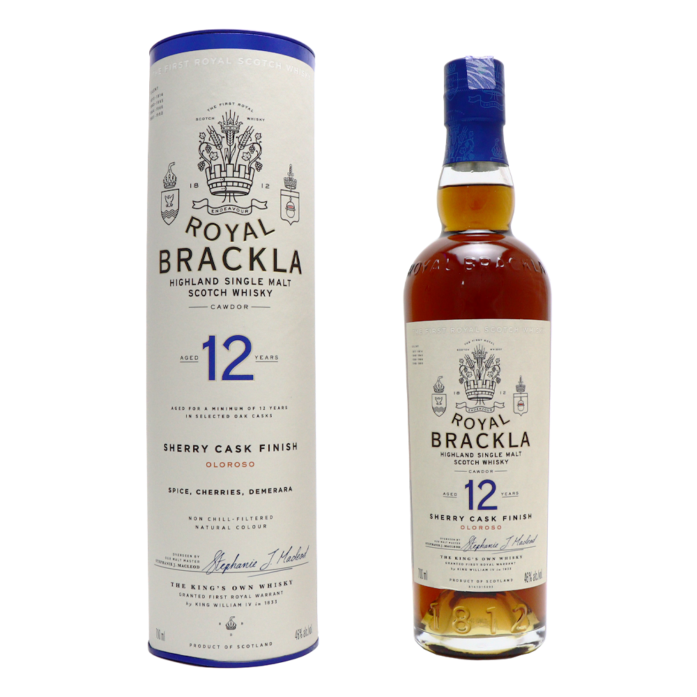 ROYAL BRACKLA 12 Year Old Oloroso Sherry Cask